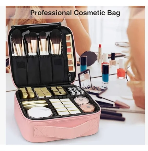 Grey Marble Travel Organizer Case. Cosmetics/Jewelry/Phone/Headphones. Brand New - Picture 8 of 12